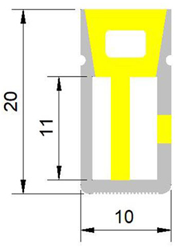 1020 neon tube